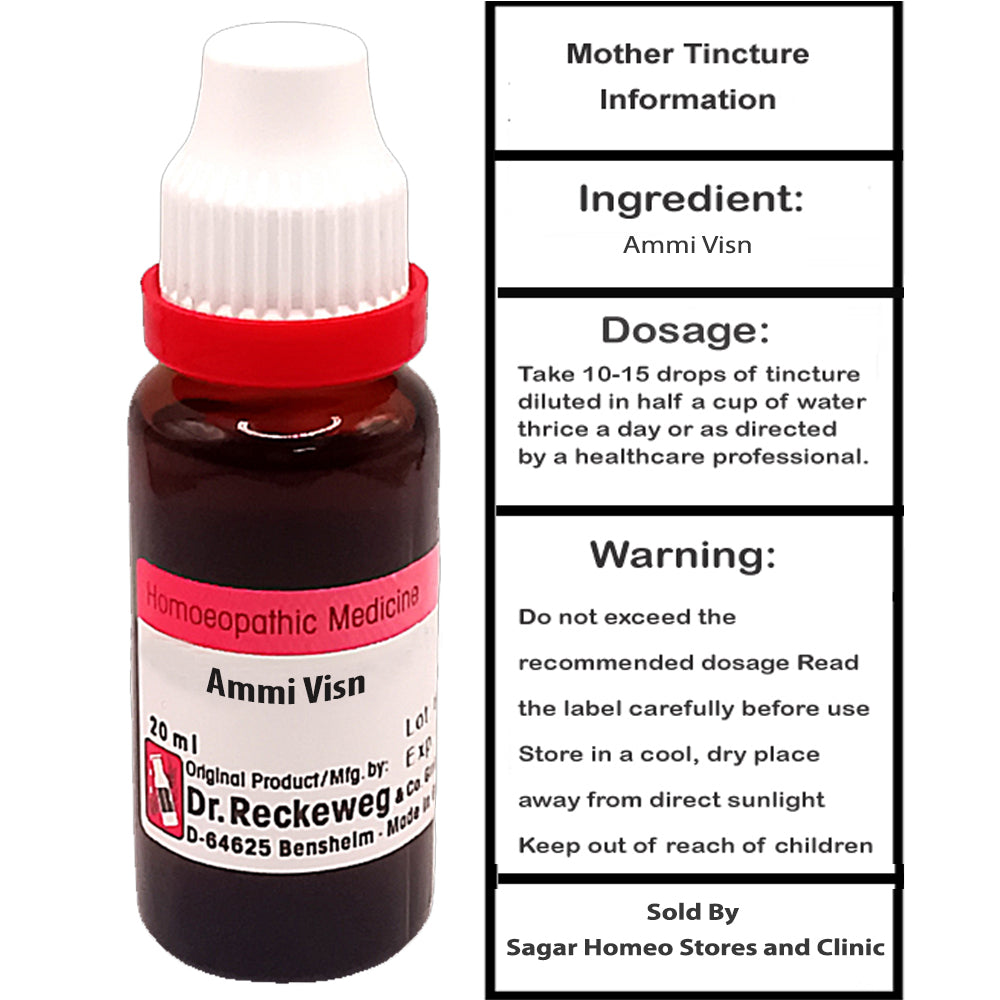 Dr. Reckeweg Ammi Visnaga mother tincture (Q), 20ml