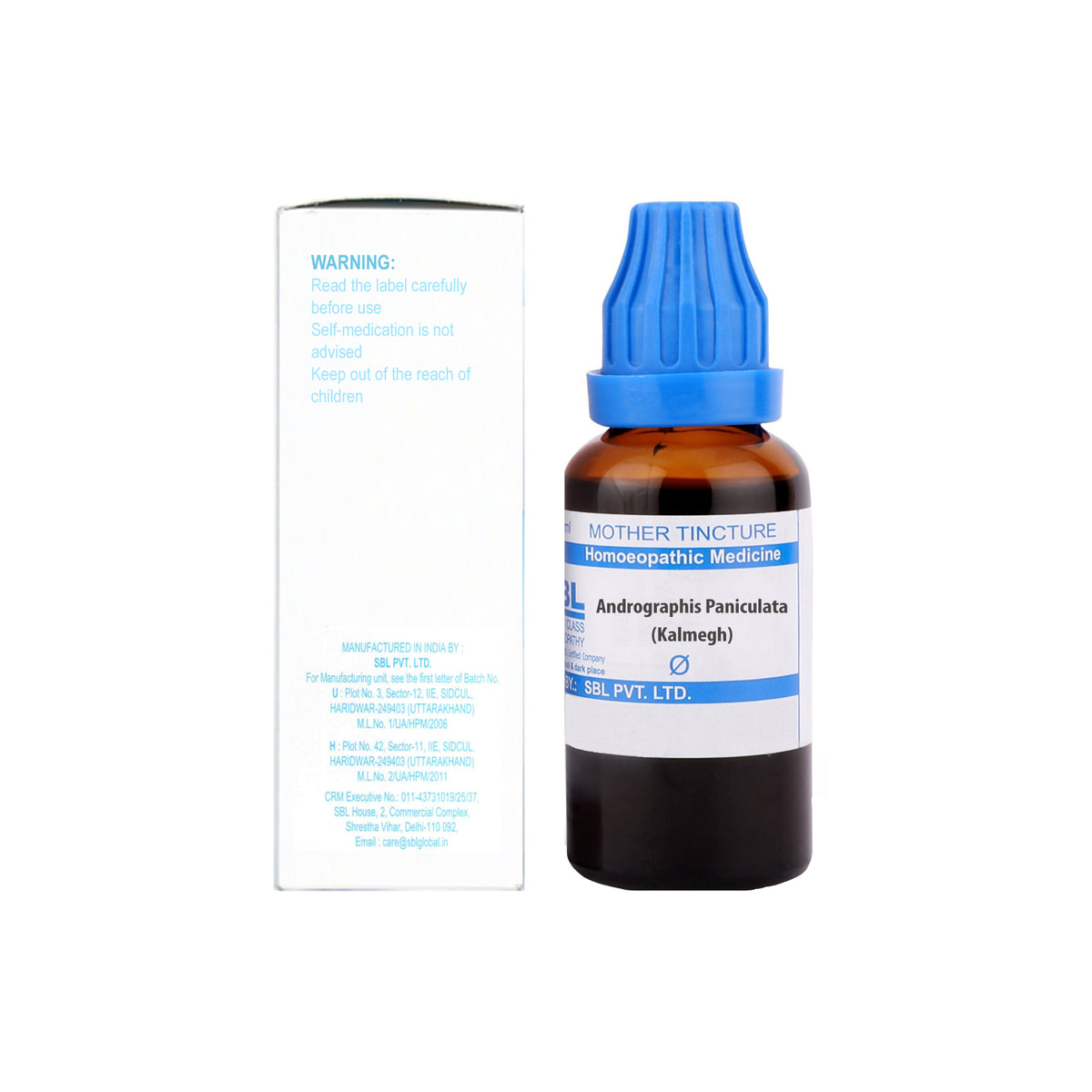 SBL Andrographis Paniculata (Kalmegh) mother tincture (Q), 30ml