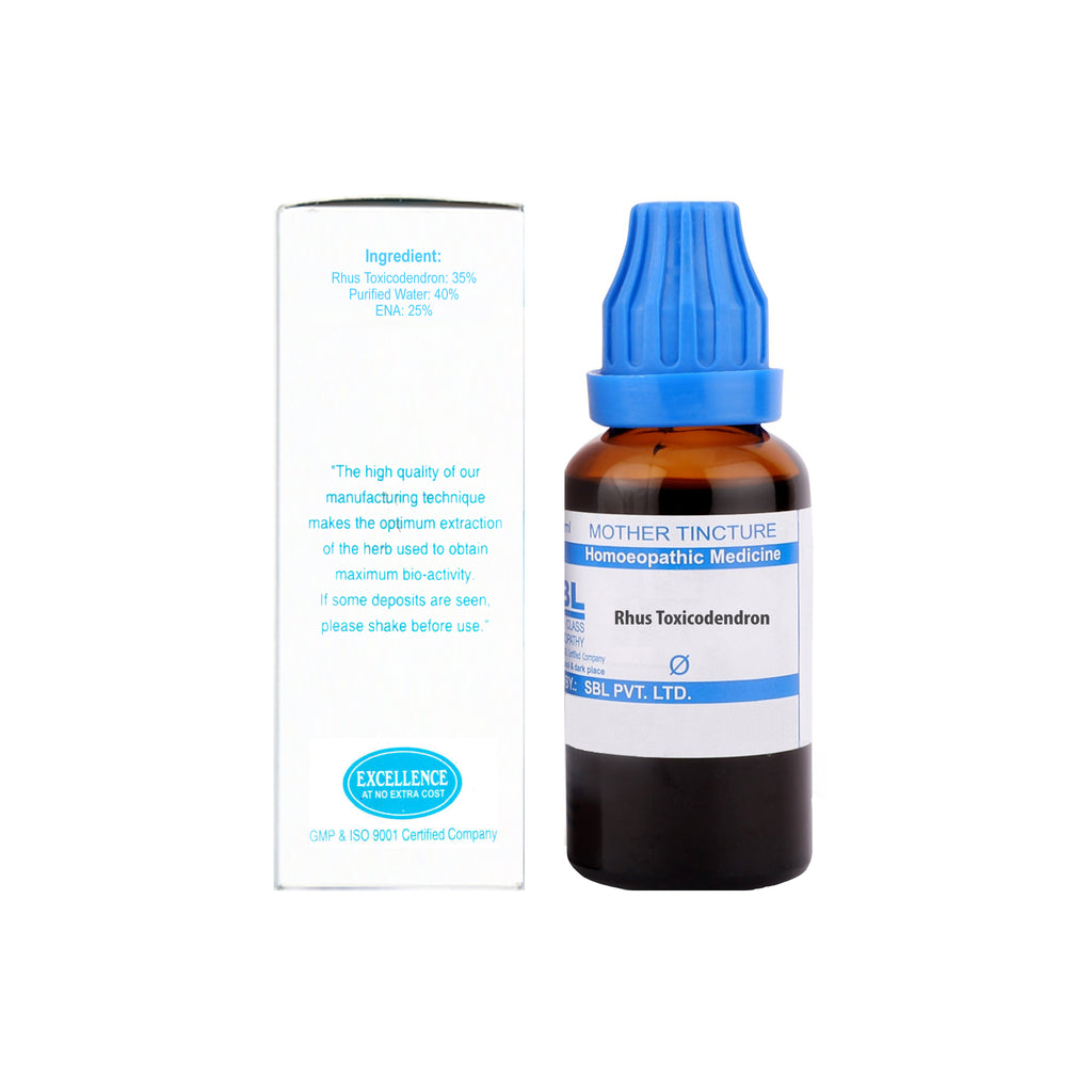 SBL Rhus Toxicodendron mother tincture (Q), 30ml